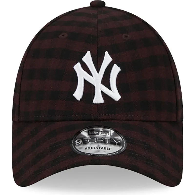 petten-gebogen-bruin-verstelbaar-9forty-flannel-van-new-york-yankees-mlb-van-new-era petten-gebogen-bruin-verstelbaar-9forty-flannel-van-new-york-yankees-mlb-van-new-era