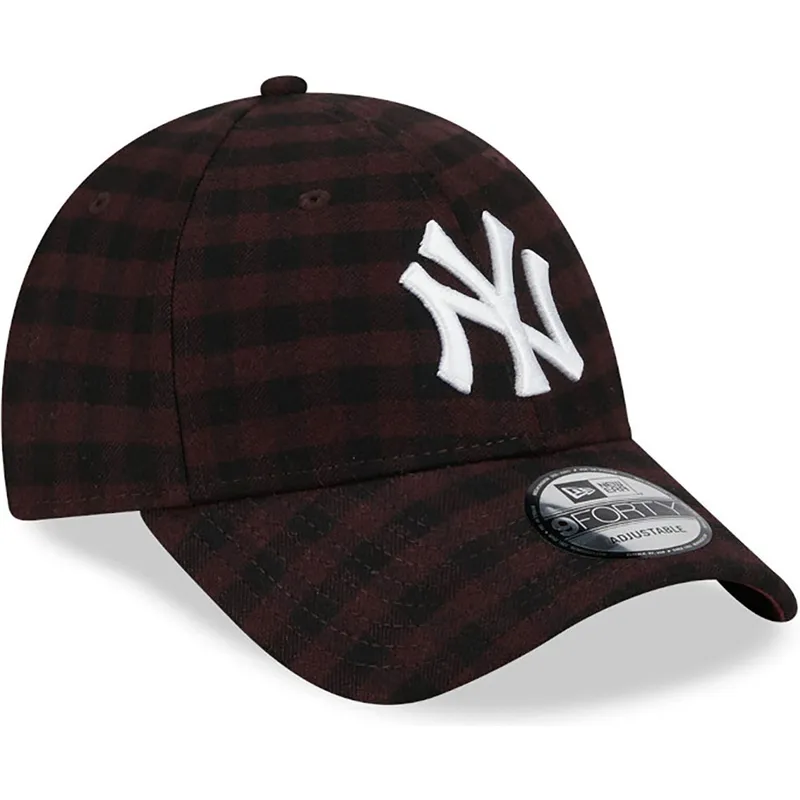 petten-gebogen-bruin-verstelbaar-9forty-flannel-van-new-york-yankees-mlb-van-new-era petten-gebogen-bruin-verstelbaar-9forty-flannel-van-new-york-yankees-mlb-van-new-era