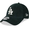 petten-gebogen-groen-verstelbaar-9forty-wide-cord-van-los-angeles-dodgers-mlb-van-new-era