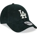 petten-gebogen-groen-verstelbaar-9forty-wide-cord-van-los-angeles-dodgers-mlb-van-new-era