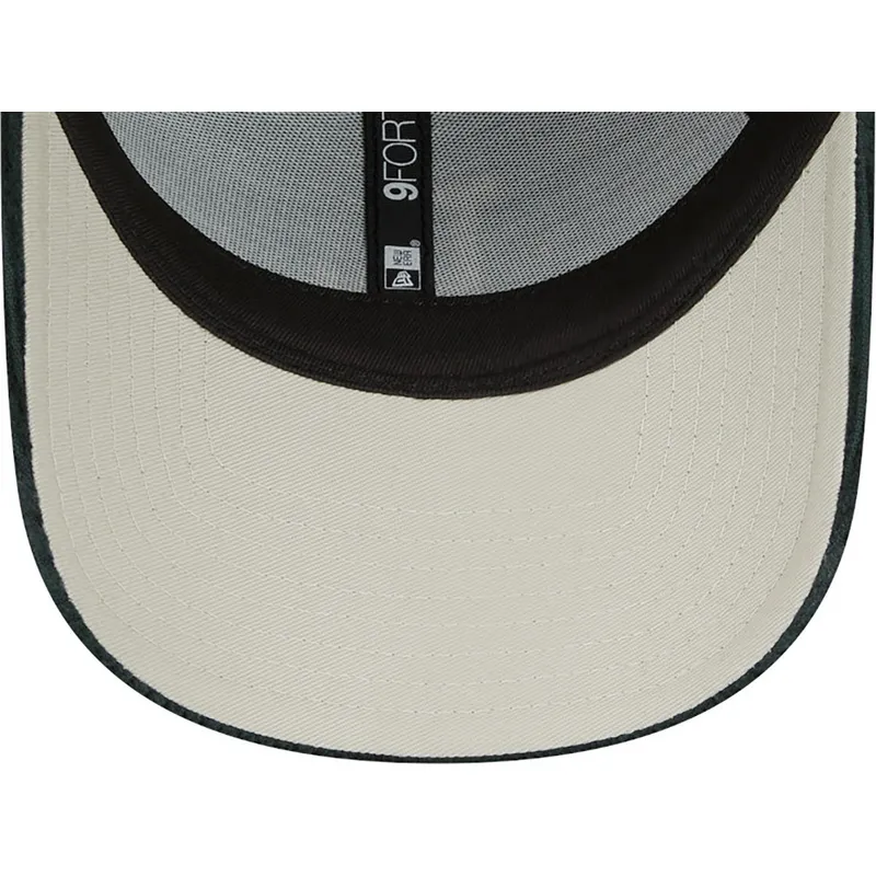 petten-gebogen-groen-verstelbaar-9forty-wide-cord-van-los-angeles-dodgers-mlb-van-new-era