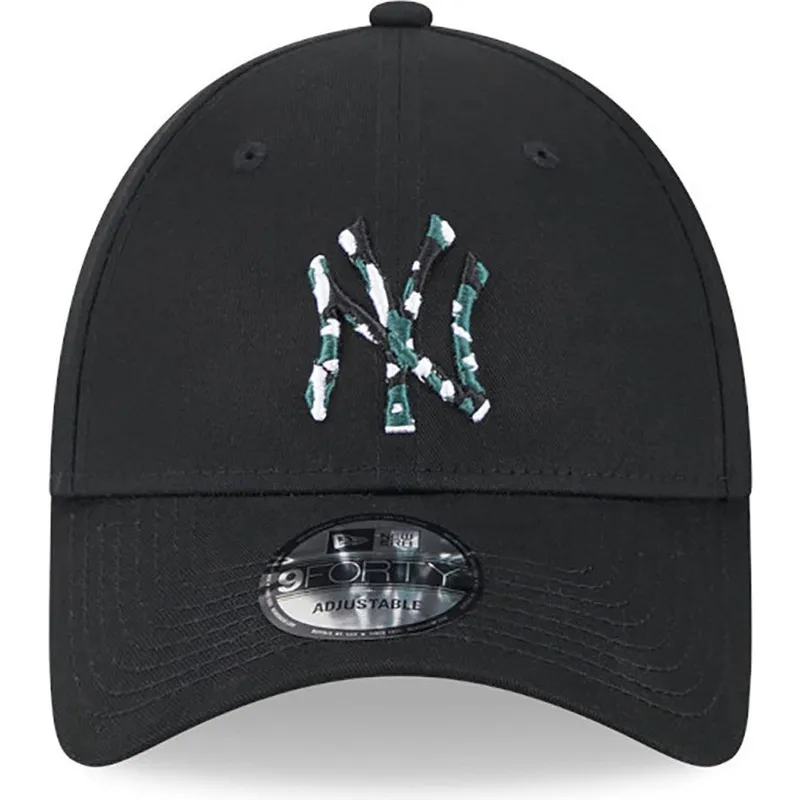 petten-gebogen-zwart-verstelbaar-9forty-seasonal-infill-van-new-york-yankees-mlb-van-new-era