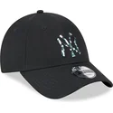 petten-gebogen-zwart-verstelbaar-9forty-seasonal-infill-van-new-york-yankees-mlb-van-new-era