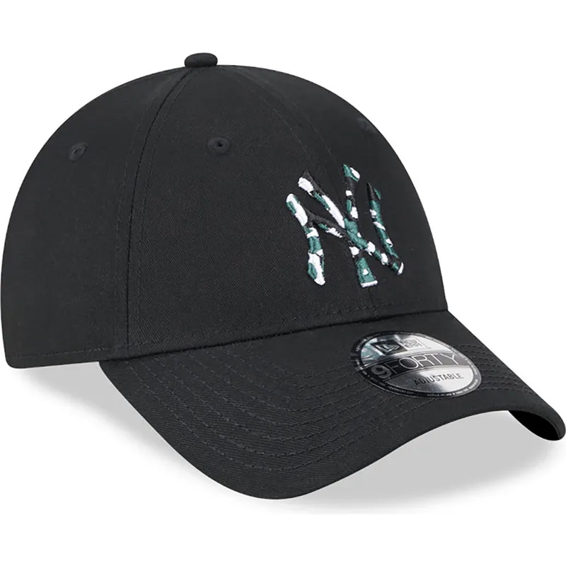 petten-gebogen-zwart-verstelbaar-9forty-seasonal-infill-van-new-york-yankees-mlb-van-new-era