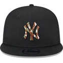 petten-plat-zwart-snapback-9fifty-seasonal-infill-van-new-york-yankees-mlb-van-new-era