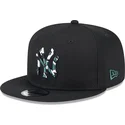 petten-plat-zwart-snapback-9fifty-seasonal-infill-van-new-york-yankees-mlb-van-new-era