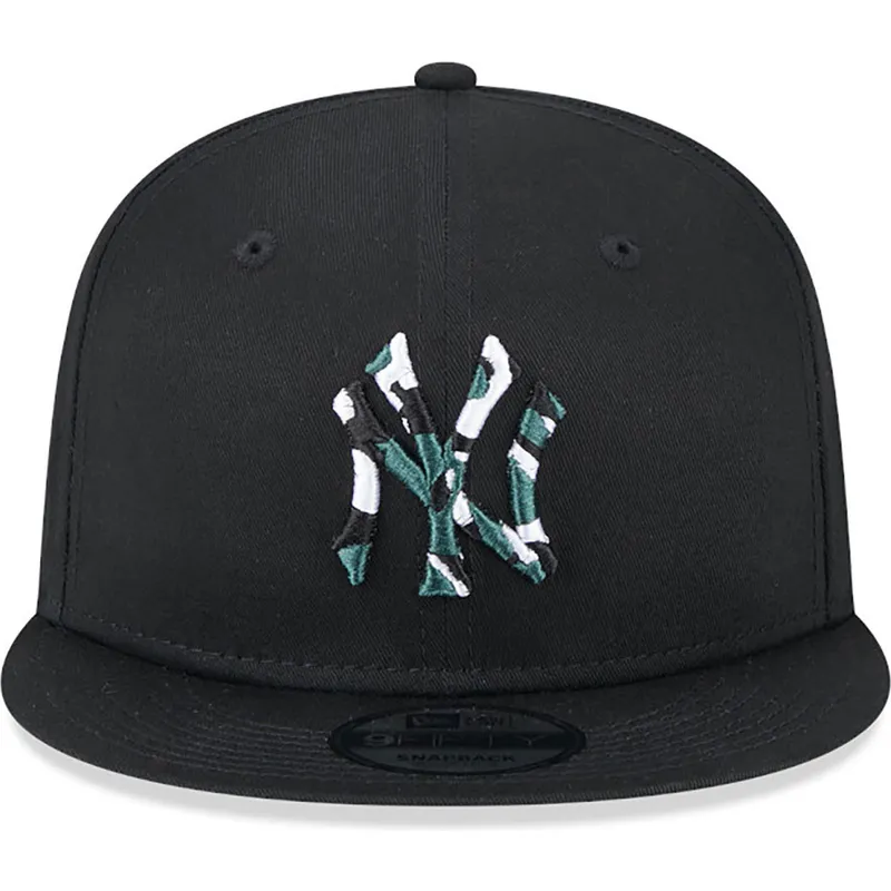 petten-plat-zwart-snapback-9fifty-seasonal-infill-van-new-york-yankees-mlb-van-new-era