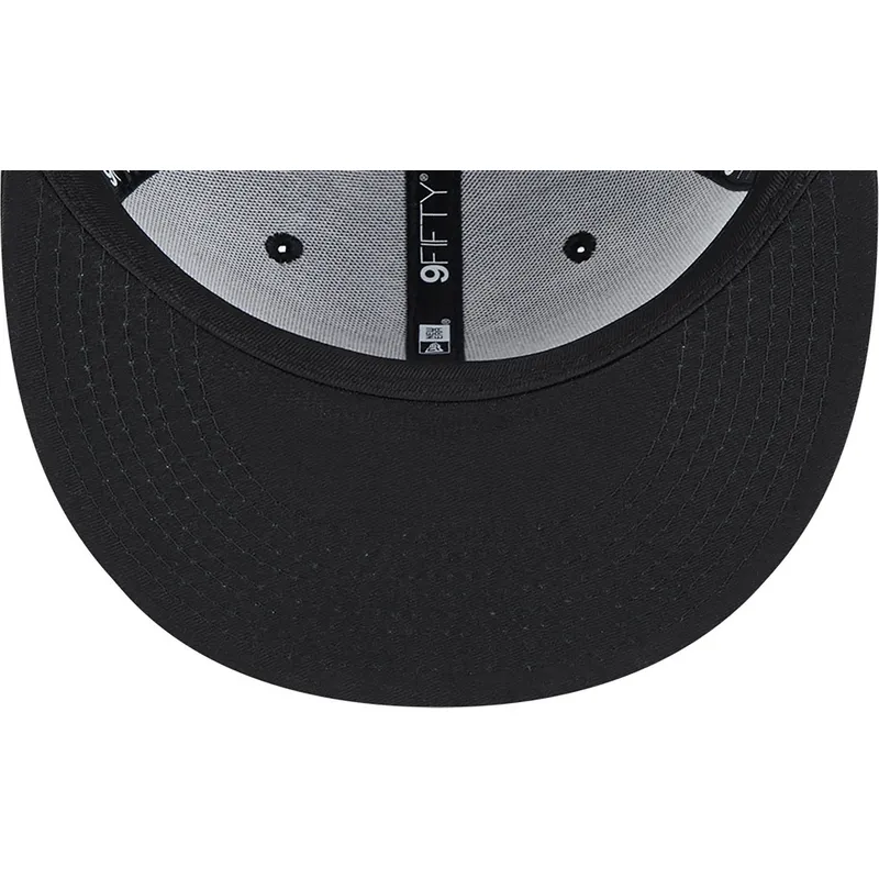 petten-plat-zwart-snapback-9fifty-seasonal-infill-van-new-york-yankees-mlb-van-new-era