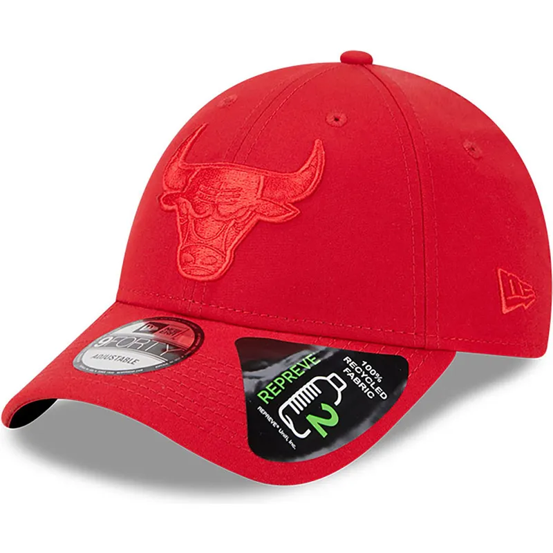 petten-gebogen-rood-verstelbaar-9forty-repreve-outline-van-chicago-bulls-nba-van-new-era petten-gebogen-rood-verstelbaar-9forty-repreve-outline-van-chicago-bulls-nba-van-new-era