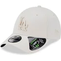 petten-gebogen-beige-verstelbaar-9forty-repreve-outline-van-los-angeles-dodgers-mlb-van-new-era