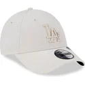 petten-gebogen-beige-verstelbaar-9forty-repreve-outline-van-los-angeles-dodgers-mlb-van-new-era