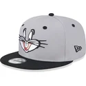 petten-plat-grijs-snapback-9fifty-van-bugs-bunny-looney-tunes-van-new-era
