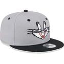 petten-plat-grijs-snapback-9fifty-van-bugs-bunny-looney-tunes-van-new-era