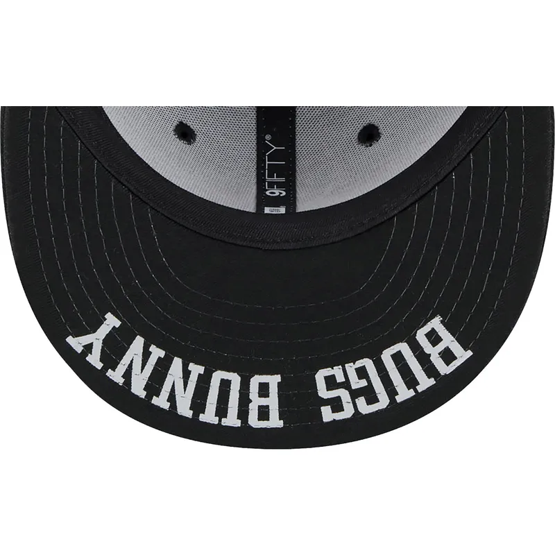 petten-plat-grijs-snapback-9fifty-van-bugs-bunny-looney-tunes-van-new-era