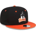 petten-plat-zwart-snapback-9fifty-van-pato-lucas-looney-tunes-van-new-era