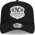 petten-gebogen-zwart-snapback-a-frame-patch-van-new-york-yankees-mlb-van-new-era