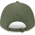 petten-gebogen-groen-verstelbaar-9forty-washed-canvas-van-new-york-yankees-mlb-van-new-era
