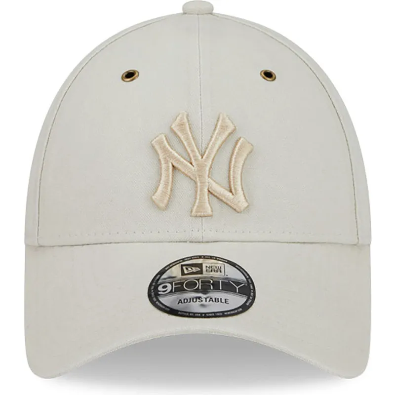petten-gebogen-beige-verstelbaar-9forty-washed-canvas-van-new-york-yankees-mlb-van-new-era petten-gebogen-beige-verstelbaar-9forty-washed-canvas-van-new-york-yankees-mlb-van-new-era