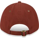 petten-gebogen-bruin-verstelbaar-9forty-washed-canvas-van-boston-red-sox-mlb-van-new-era