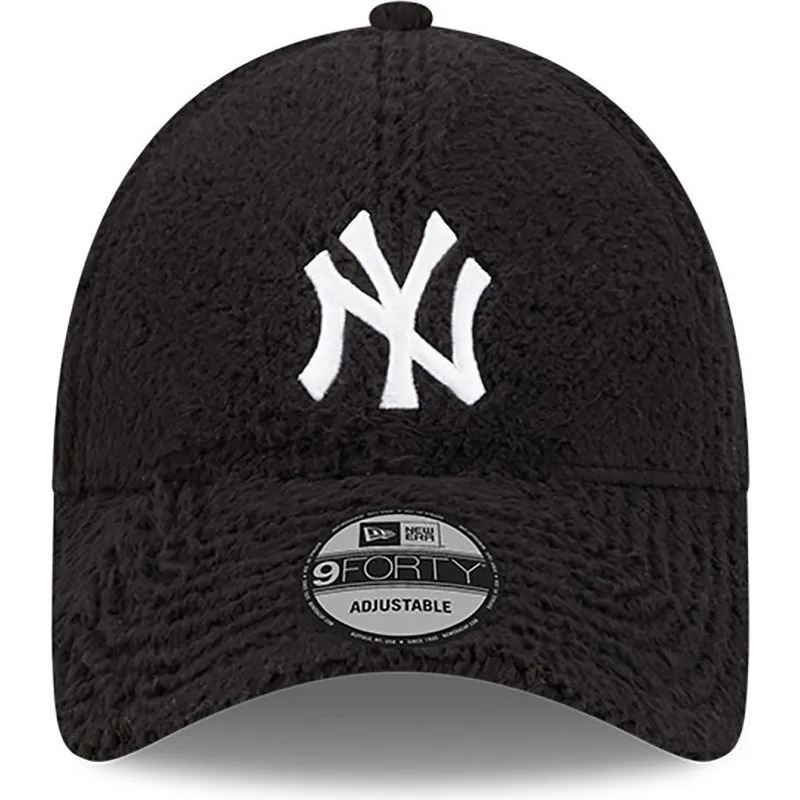 petten-gebogen-zwart-verstelbaar-9forty-teddy-van-new-york-yankees-mlb-van-new-era