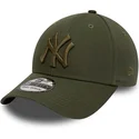 petten-gebogen-groen-fitted-39thirty-league-essential-van-new-york-yankees-mlb-van-new-era