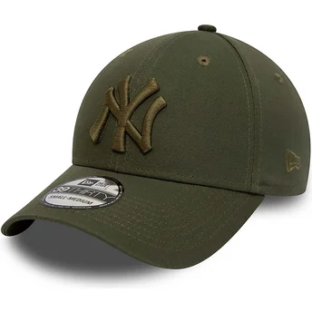 petten-gebogen-groen-fitted-39thirty-league-essential-van-new-york-yankees-mlb-van-new-era