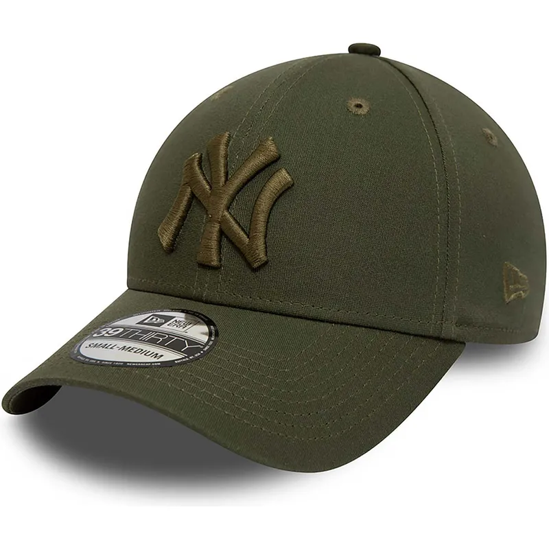petten-gebogen-groen-fitted-39thirty-league-essential-van-new-york-yankees-mlb-van-new-era