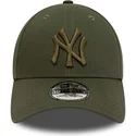 petten-gebogen-groen-fitted-39thirty-league-essential-van-new-york-yankees-mlb-van-new-era