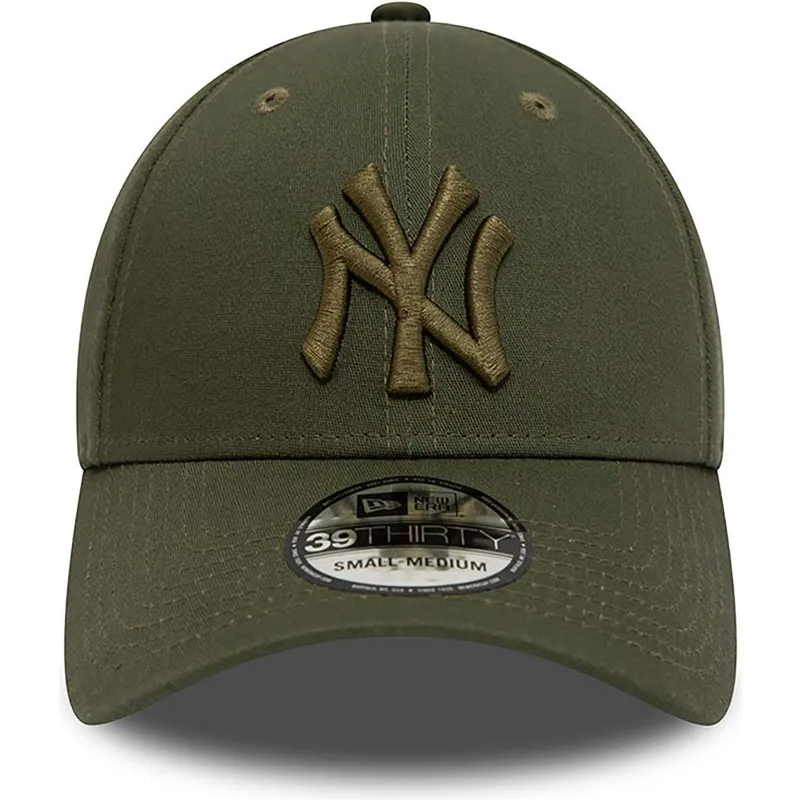 petten-gebogen-groen-fitted-39thirty-league-essential-van-new-york-yankees-mlb-van-new-era