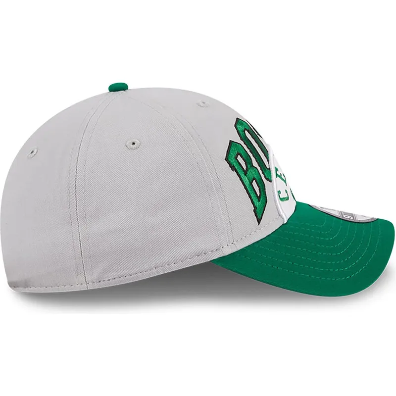 petten-gebogen-grijs-verstelbaar-9twenty-tip-off-2023-van-boston-celtics-nba-van-new-era