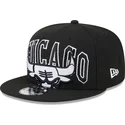 petten-plat-zwart-snapback-9fifty-tip-off-2023-van-chicago-bulls-nba-van-new-era