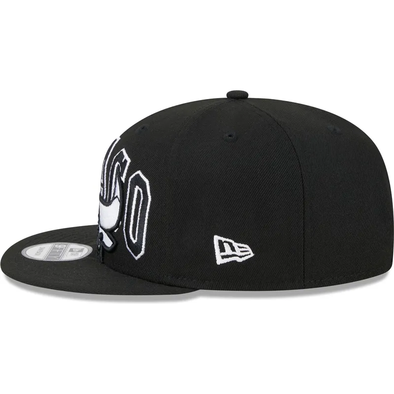 petten-plat-zwart-snapback-9fifty-tip-off-2023-van-chicago-bulls-nba-van-new-era