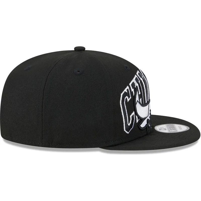 petten-plat-zwart-snapback-9fifty-tip-off-2023-van-chicago-bulls-nba-van-new-era