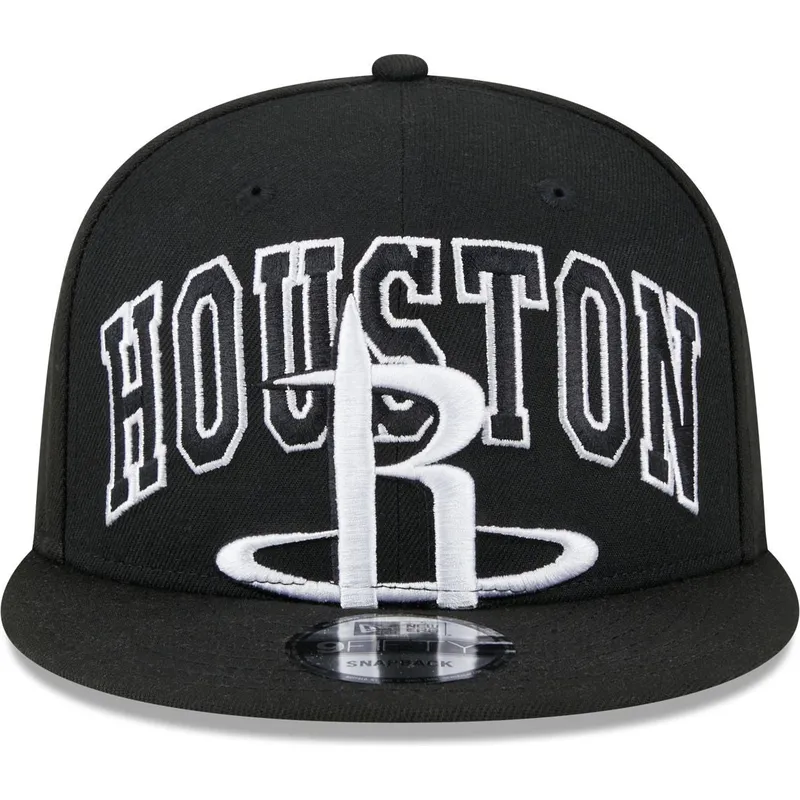 petten-plat-zwart-snapback-9fifty-tip-off-2023-van-houston-rockets-nba-van-new-era