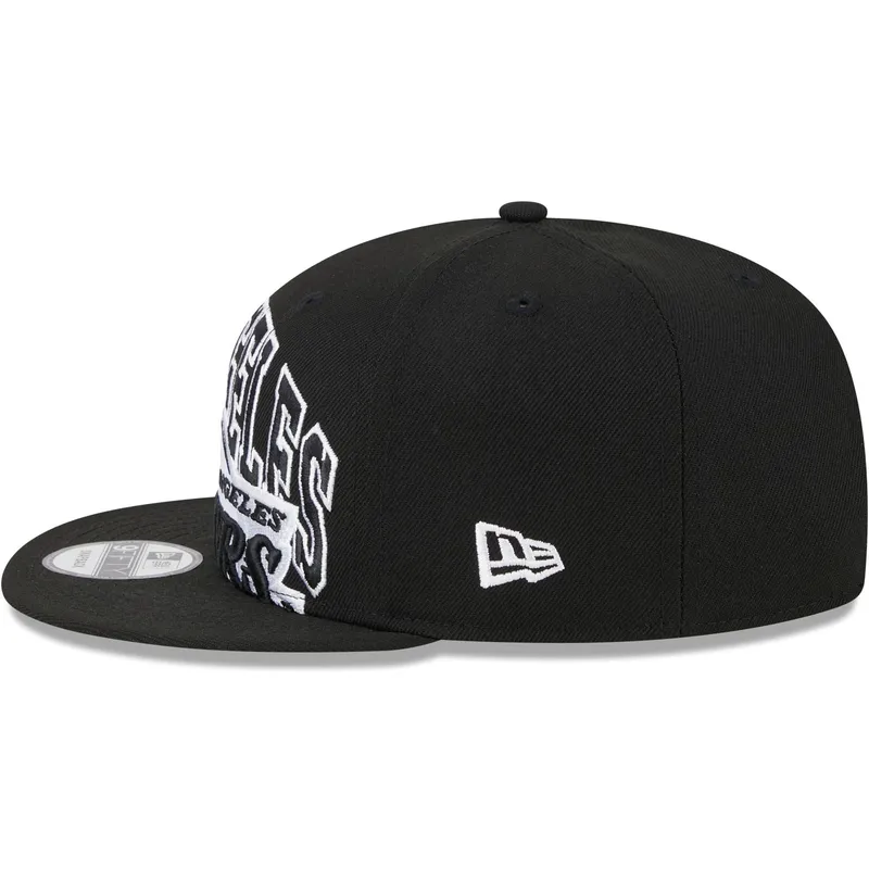 petten-plat-zwart-snapback-9fifty-tip-off-2023-van-los-angeles-lakers-nba-van-new-era