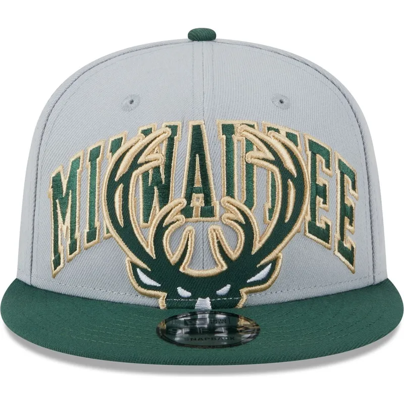 petten-plat-grijs-snapback-9fifty-tip-off-2023-van-milwaukee-bucks-nba-van-new-era