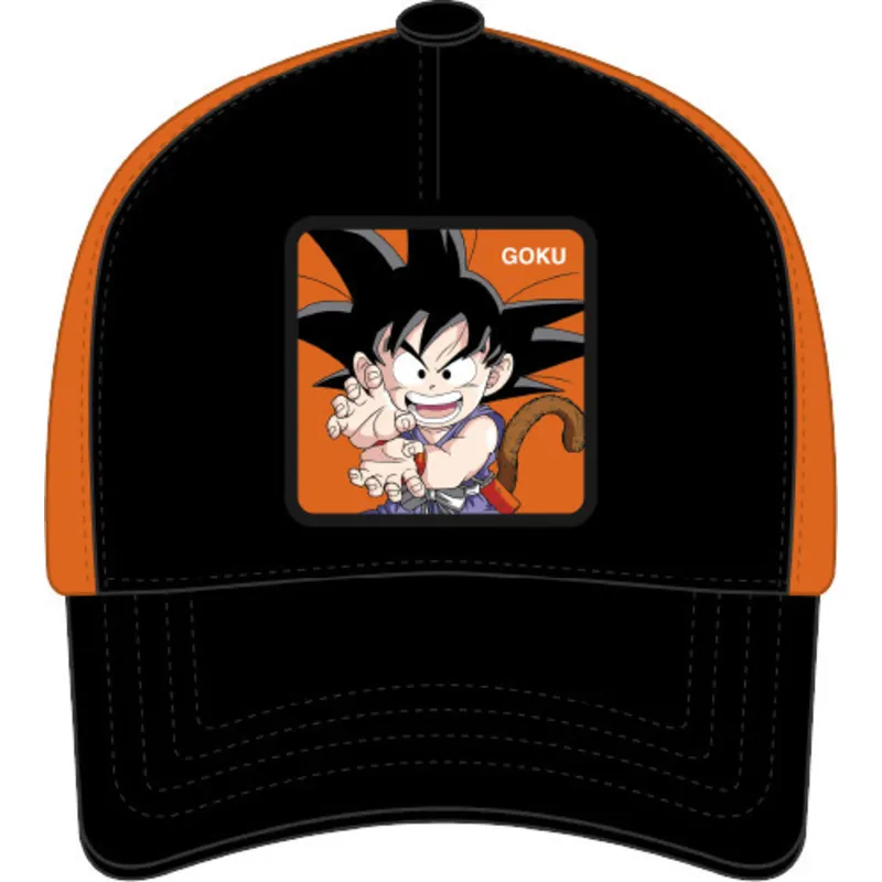 petten-gebogen-zwart-snapback-db3-gok4-son-goku-dragon-ball-van-capslab
