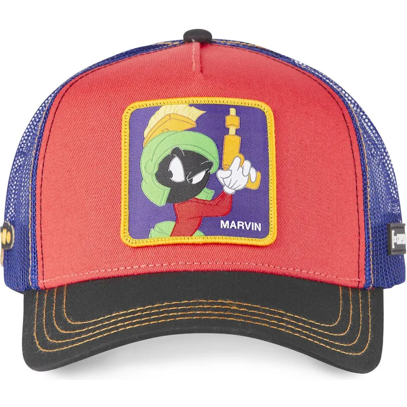 petten-gebogen-rood-snapback-loo7-ma2-marvin-de-marsman-looney-tunes-van-capslab