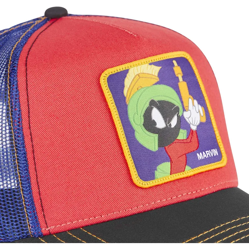 petten-gebogen-rood-snapback-loo7-ma2-marvin-de-marsman-looney-tunes-van-capslab