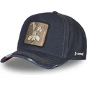 petten-gebogen-marineblauw-snapback-denim-loo8-coy1-coyote-looney-tunes-van-capslab