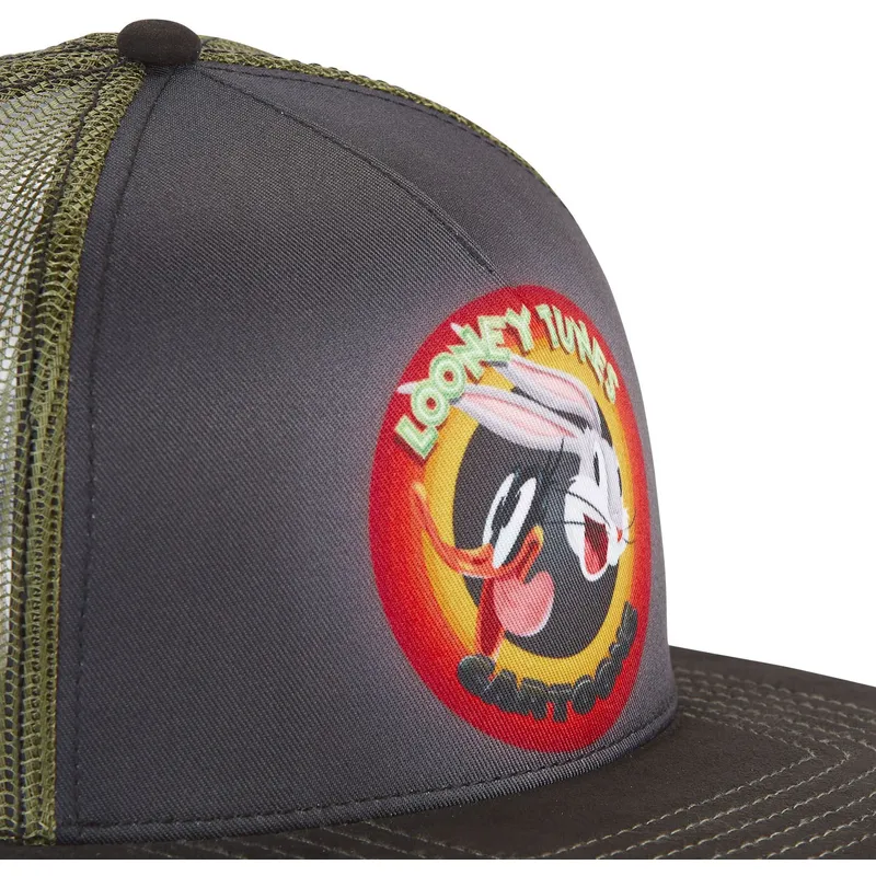 petten-plat-grijs-snapback-loo8-rin-bugs-bunny-en-daffy-duck-looney-tunes-van-capslab