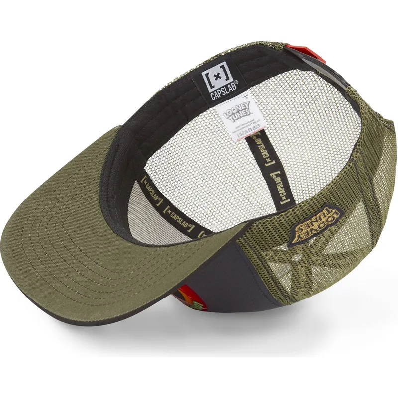 petten-plat-grijs-snapback-loo8-rin-bugs-bunny-en-daffy-duck-looney-tunes-van-capslab