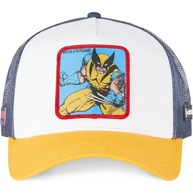petten-gebogen-wit-snapback-wol-wolverine-marvel-comics-van-capslab petten-gebogen-wit-snapback-wol-wolverine-marvel-comics-van-capslab