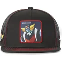 petten-plat-zwart-snapback-goldorak-uf1-goldorak-robot-grendizer-van-capslab