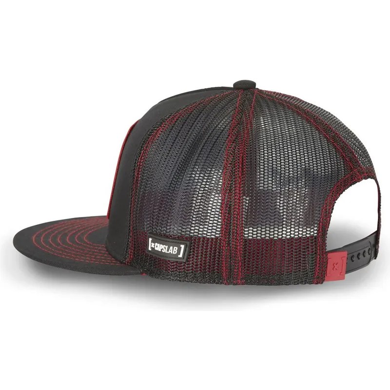 petten-plat-zwart-snapback-goldorak-uf1-goldorak-robot-grendizer-van-capslab