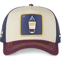 petten-gebogen-beige-snapback-b52-cocktails-van-capslab