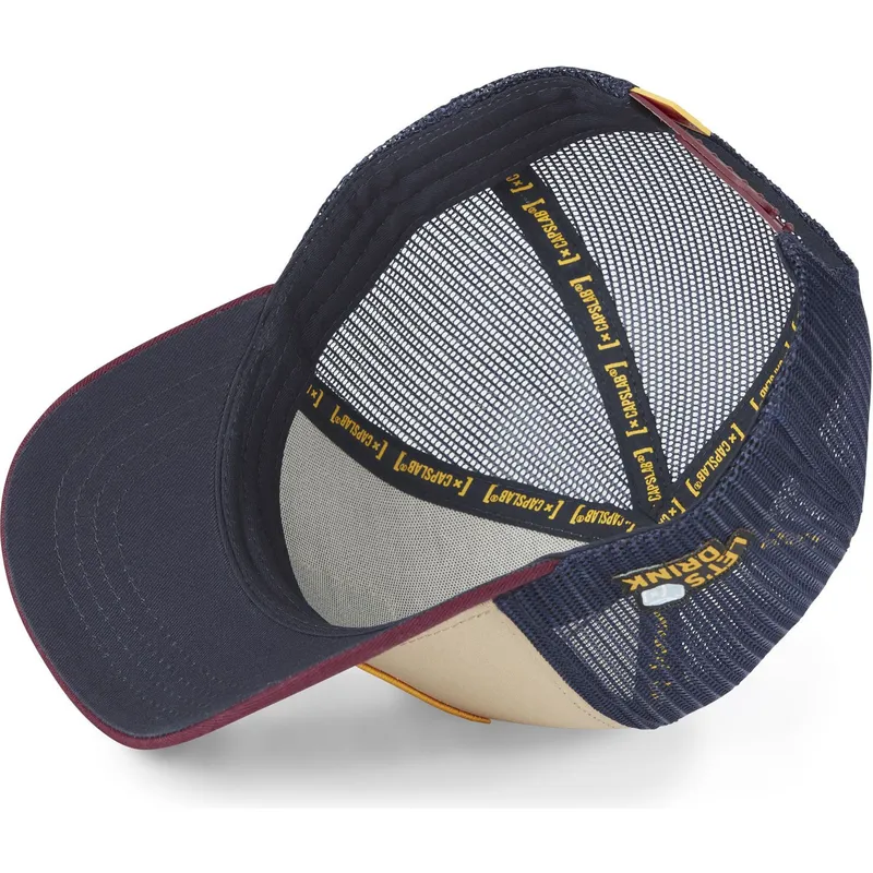petten-gebogen-beige-snapback-b52-cocktails-van-capslab