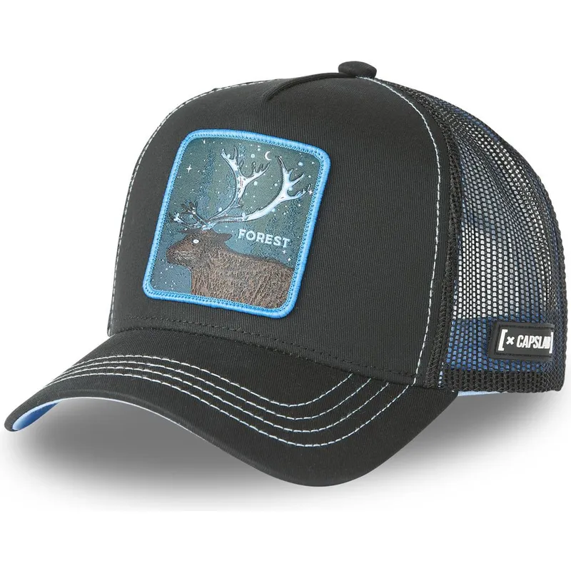 petten-gebogen-zwart-snapback-forest-cas2-for1-hert-fabeldieren-van-capslab petten-gebogen-zwart-snapback-forest-cas2-for1-hert-fabeldieren-van-capslab