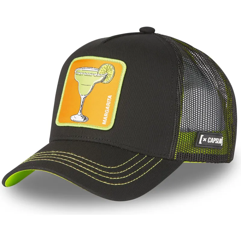 petten-gebogen-zwart-snapback-ma1-margarita-cocktails-van-capslab