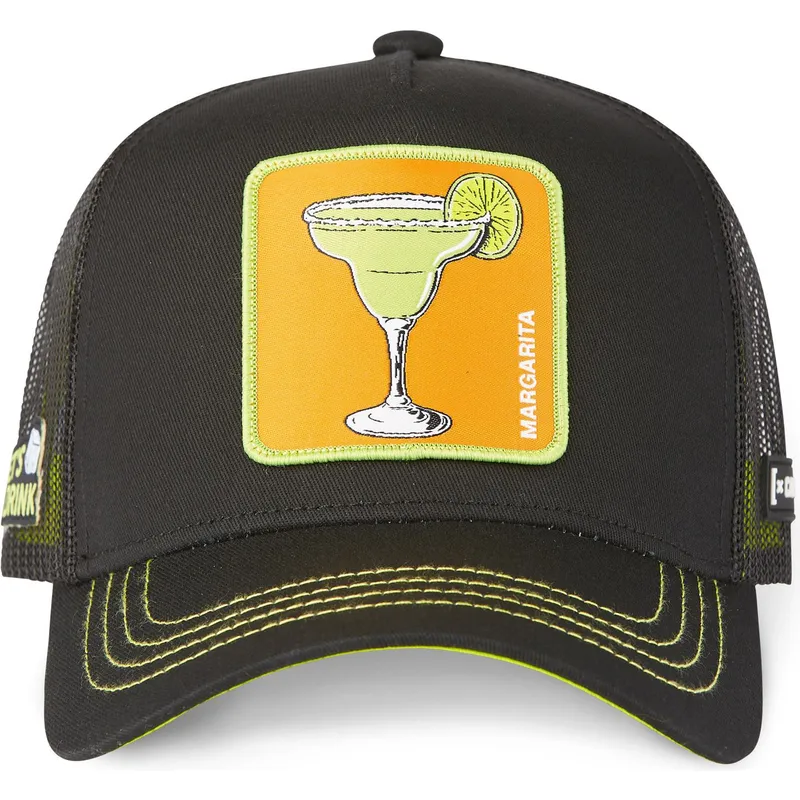 petten-gebogen-zwart-snapback-ma1-margarita-cocktails-van-capslab